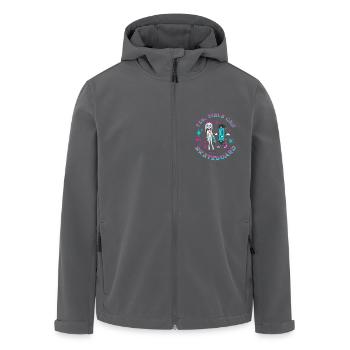 Ja Mädchen können Skateboard Skateboarder Skater Frauen - Recycelte Männer Softshell-Jacke von Stanley/Stella - Anthrazit - Vorne - AI Model Male 185 light (185cm)