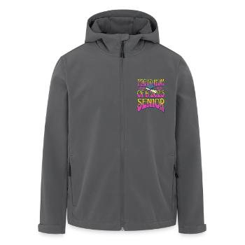 Stolze Mutter des Absolventen der Abschlussklasse 2025 - Recycelte Männer Softshell-Jacke von Stanley/Stella - Anthrazit - Vorne - AI Model Male 185 light (185cm)