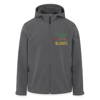 Ich schieße keine Platzpatronen Baby Shower Papa Est 2024 - Recycelte Männer Softshell-Jacke von Stanley/Stella - Anthrazit - Vorne - AI Model Male 185 light (185cm)