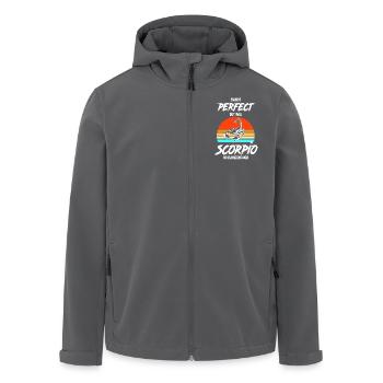 Sternzeichen Skorpion - Recycelte Männer Softshell-Jacke von Stanley/Stella - Anthrazit - Vorne - AI Model Male 185 light (185cm)