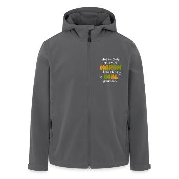 Egal - Recycelte Männer Softshell-Jacke von Stanley/Stella - Anthrazit - Vorne - AI Model Male 185 light (185cm)