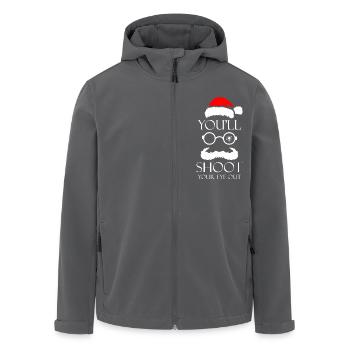 A Christmas Story - Recycelte Männer Softshell-Jacke von Stanley/Stella - Anthrazit - Vorne - AI Model Male 185 light (185cm)