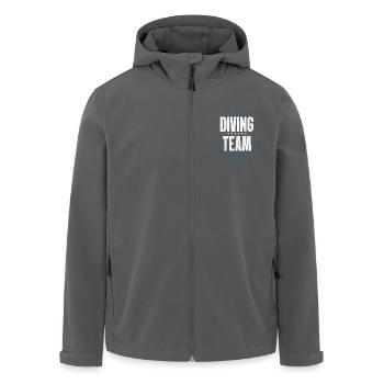 Diving Crew - Recycelte Männer Softshell-Jacke von Stanley/Stella - Anthrazit - Vorne - AI Model Male 185 light (185cm)