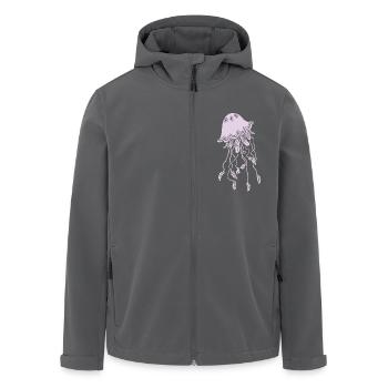 Qualle - Recycelte Männer Softshell-Jacke von Stanley/Stella - Anthrazit - Vorne - AI Model Male 185 light (185cm)