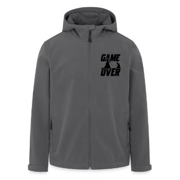 Game Over Brautpaar Hochzeit - Recycelte Männer Softshell-Jacke von Stanley/Stella - Anthrazit - Vorne - AI Model Male 185 light (185cm)