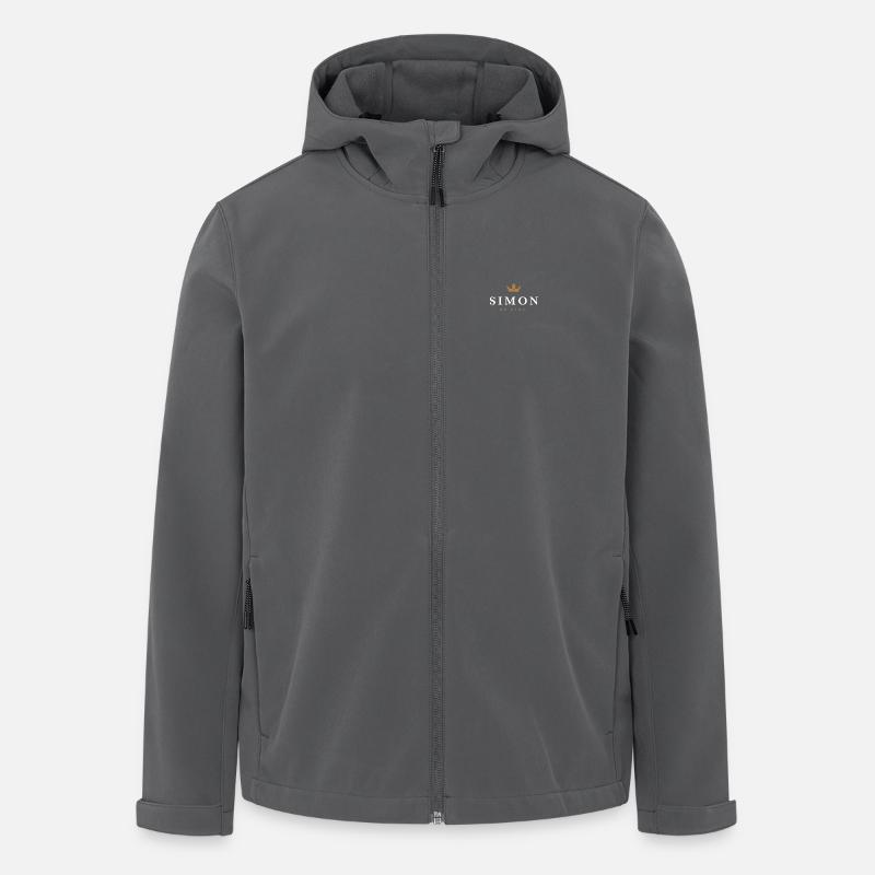 Simon Original Familienlogo - Recycelte Männer Softshell-Jacke von Stanley/Stella - Anthrazit
