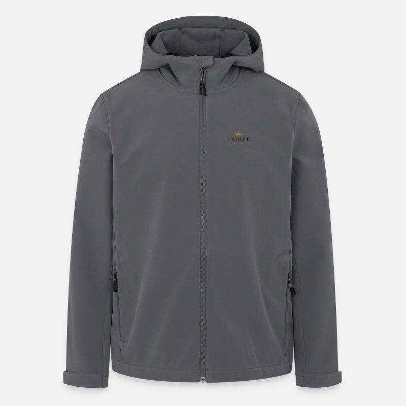 Lampe Original Familienlogo - Recycelte Männer Softshell-Jacke von Stanley/Stella - Anthrazit