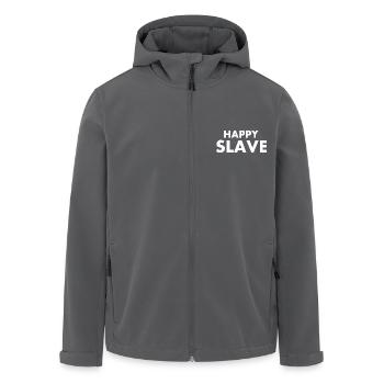 Happy slave - Veste softshell homme en polyester recyclé Stanley/Stella - charbon - Devant - AI Model Male 185 light (185cm)