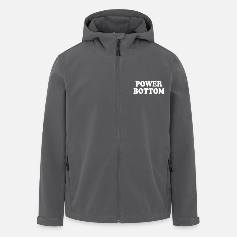 Power bottom - Recycelte Männer Softshell-Jacke von Stanley/Stella - Anthrazit