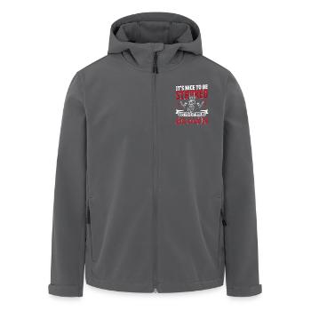 It's Nice To Be Stroked Drag Racing Drag Racer - Recycelte Männer Softshell-Jacke von Stanley/Stella - Anthrazit - Vorne - AI Model Male 185 light (185cm)