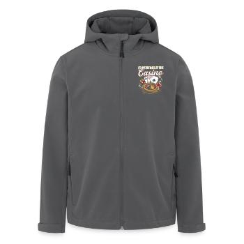 Glücksspielhaus Casino Nacht Eher Im Casino - Recycelte Männer Softshell-Jacke von Stanley/Stella - Anthrazit - Vorne - AI Model Male 185 light (185cm)