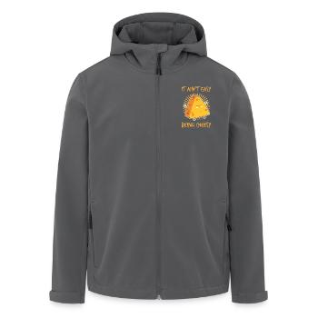 Käse Es Ist Nicht Einfach, Käsig Zu Sein. - Recycelte Männer Softshell-Jacke von Stanley/Stella - Anthrazit - Vorne - AI Model Male 185 light (185cm)