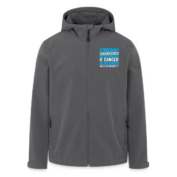 Chemotherapie Krebs Krebskriegerin - Recycelte Männer Softshell-Jacke von Stanley/Stella - Anthrazit - Vorne - AI Model Male 185 light (185cm)