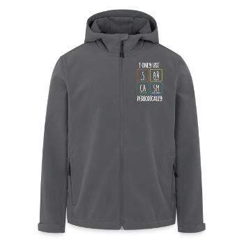 Periodensystem - Recycelte Männer Softshell-Jacke von Stanley/Stella - Anthrazit - Vorne - AI Model Male 185 light (185cm)