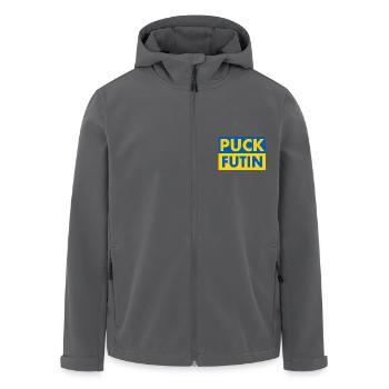 Puck futin - Recycelte Männer Softshell-Jacke von Stanley/Stella - Anthrazit - Vorne - AI Model Male 185 light (185cm)