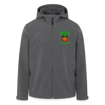 GREEN REIGN CHIEF - BASKETBALL - Recycelte Männer Softshell-Jacke von Stanley/Stella - Anthrazit - Vorne - AI Model Male 185 light (185cm)
