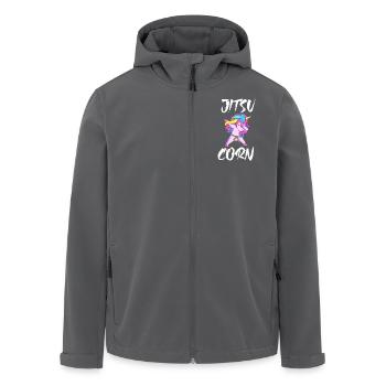 Jiu Jitsu Selbstverteidigung - Recycelte Männer Softshell-Jacke von Stanley/Stella - Anthrazit - Vorne - AI Model Male 185 light (185cm)