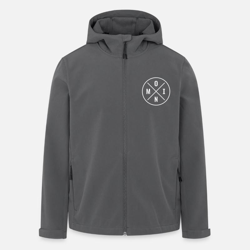 Moin - Recycelte Männer Softshell-Jacke von Stanley/Stella - Anthrazit