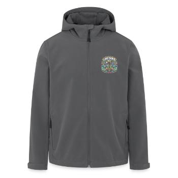 Line Dance Linedance meine Passion mein Glück - Recycelte Männer Softshell-Jacke von Stanley/Stella - Anthrazit - Vorne - AI Model Male 185 light (185cm)
