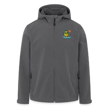 Sportliche Birne - Recycelte Männer Softshell-Jacke von Stanley/Stella - Anthrazit - Vorne - AI Model Male 185 light (185cm)