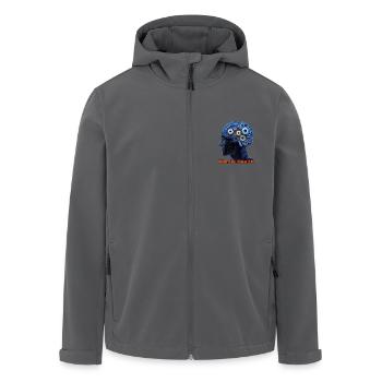 Gesundheit - Recycelte Männer Softshell-Jacke von Stanley/Stella - Anthrazit - Vorne - AI Model Male 185 light (185cm)
