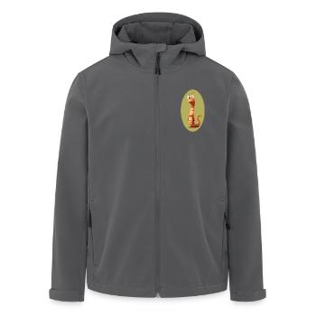 Wurm - Recycelte Männer Softshell-Jacke von Stanley/Stella - Anthrazit - Vorne - AI Model Male 185 light (185cm)