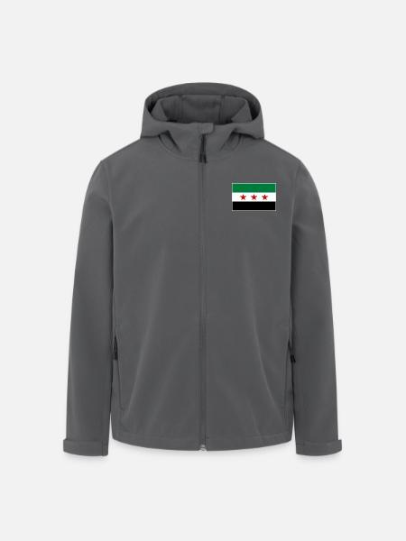 Syrien Flagge - Recycelte Männer Softshell-Jacke von Stanley/Stella - Anthrazit