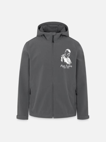 Papst Franziskus - heiliger Vater - Recycelte Männer Softshell-Jacke von Stanley/Stella - Anthrazit
