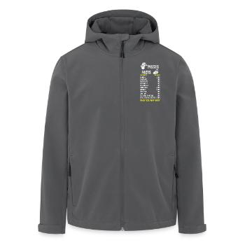 Sternzeichen Fische - Recycelte Männer Softshell-Jacke von Stanley/Stella - Anthrazit - Vorne - AI Model Male 185 light (185cm)