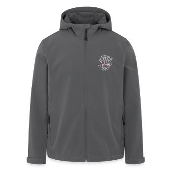 Backen ist Sauerteig und Liebe - Recycelte Männer Softshell-Jacke von Stanley/Stella - Anthrazit - Vorne - AI Model Male 185 light (185cm)