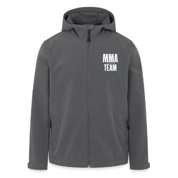 Mma Team - Recycelte Männer Softshell-Jacke von Stanley/Stella - Anthrazit - Vorne - AI Model Male 185 light (185cm)