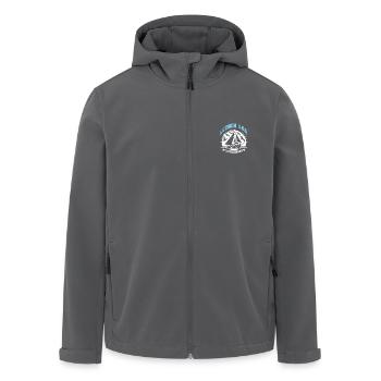 Leinen los und nichts wie weg! Wir legen ab! - Recycelte Männer Softshell-Jacke von Stanley/Stella - Anthrazit - Vorne - AI Model Male 185 light (185cm)