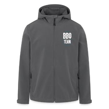 Bbq Crew - Recycelte Männer Softshell-Jacke von Stanley/Stella - Anthrazit - Vorne - AI Model Male 185 light (185cm)