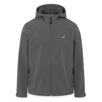 Piranha Fisch Sommer - Recycelte Männer Softshell-Jacke von Stanley/Stella - Anthrazit - Vorne - AI Model Male 185 light (185cm)