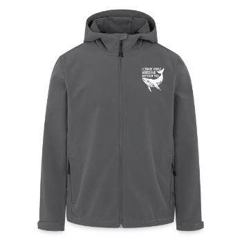 I Can`t Whale Watching Without You Whales Aquarist - Recycelte Männer Softshell-Jacke von Stanley/Stella - Anthrazit - Vorne - AI Model Male 185 light (185cm)