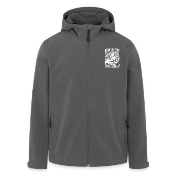 Dirtbike Rider Supercross Lap MX Motocross - Recycelte Männer Softshell-Jacke von Stanley/Stella - Anthrazit - Vorne - AI Model Male 185 light (185cm)
