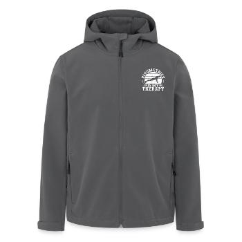Powerlifting Bodybuilder Powerlifting Bodybuilder - Recycelte Männer Softshell-Jacke von Stanley/Stella - Anthrazit - Vorne - AI Model Male 185 light (185cm)