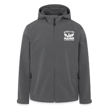 Rodeo Horse Riding Rodeo & Corn Dogs Cowboy - Recycelte Männer Softshell-Jacke von Stanley/Stella - Anthrazit - Vorne - AI Model Male 185 light (185cm)