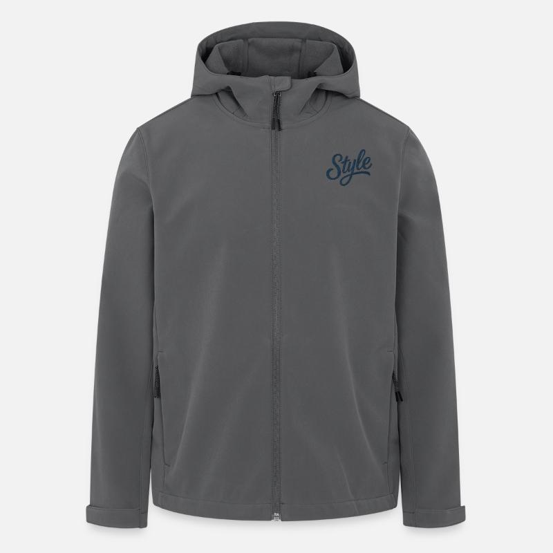 Style - Men’s Recycled Softshell Jacket by Stanley/Stella - anthracite