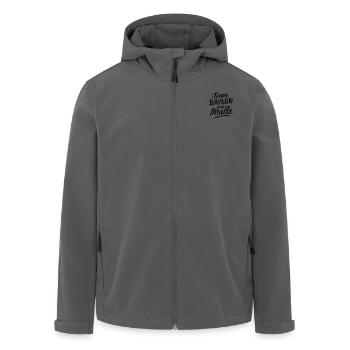 Team Bayern auf Malle - Recycelte Männer Softshell-Jacke von Stanley/Stella - Anthrazit - Vorne - AI Model Male 185 light (185cm)