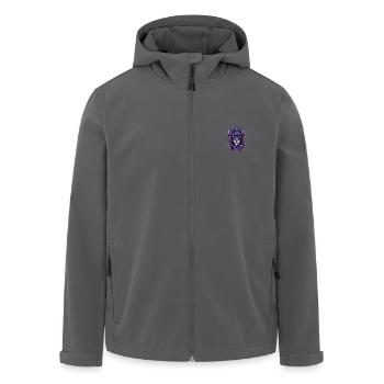 Löwe Bunt - Recycelte Männer Softshell-Jacke von Stanley/Stella - Anthrazit - Vorne - AI Model Male 185 light (185cm)