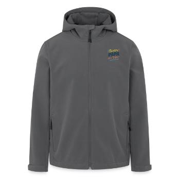 Bester Papa der Welt! - Recycelte Männer Softshell-Jacke von Stanley/Stella - Anthrazit - Vorne - AI Model Male 185 light (185cm)