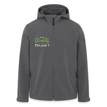 Vergiss Kleeblätter Wo ist der Pot Fun Irischer Feiertag - Recycelte Männer Softshell-Jacke von Stanley/Stella - Anthrazit - Vorne - AI Model Male 185 light (185cm)
