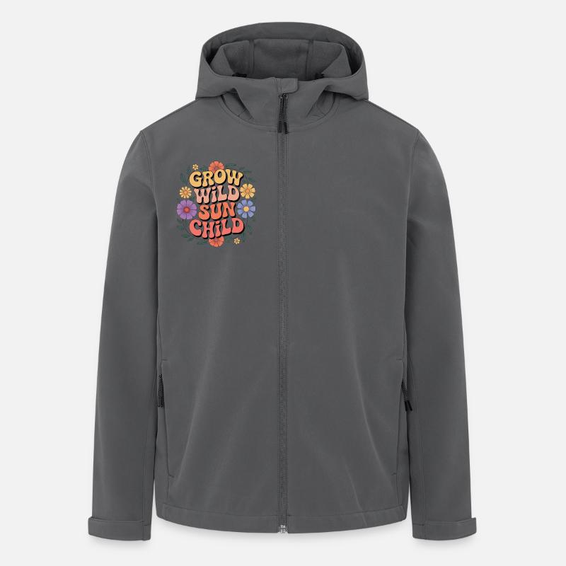 Hippy - Men’s Recycled Softshell Jacket by Stanley/Stella - anthracite