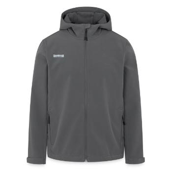 EINFACH SO - Recycelte Männer Softshell-Jacke von Stanley/Stella - Anthrazit - Vorne - AI Model Male 185 light (185cm)