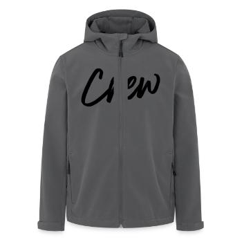 crew - Recycelte Männer Softshell-Jacke von Stanley/Stella - Anthrazit - Vorne - AI Model Male 185 light (185cm)