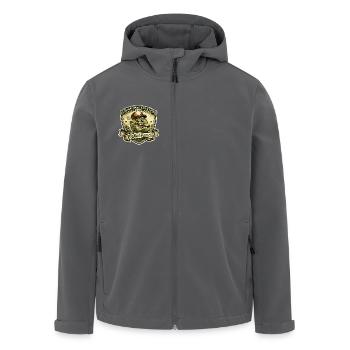 Insigne Big Ranch 420 - Veste softshell homme en polyester recyclé Stanley/Stella - charbon - Devant - AI Model Male 185 light (185cm)