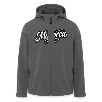 Mallorca Tattoo - Recycelte Männer Softshell-Jacke von Stanley/Stella - Anthrazit - Vorne - AI Model Male 185 light (185cm)
