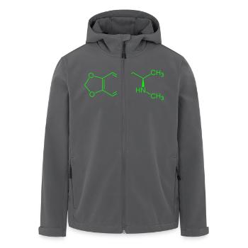 mdma ecstasy - Recycelte Männer Softshell-Jacke von Stanley/Stella - Anthrazit - Vorne - AI Model Male 185 light (185cm)
