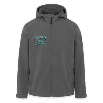 Tattoos sind trashig lustig sarkastisch Zitat Tätowierer - Recycelte Männer Softshell-Jacke von Stanley/Stella - Anthrazit - Vorne - AI Model Male 185 light (185cm)